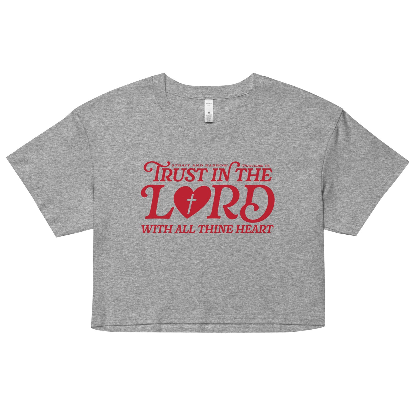 Proverbs 3:6 Crop Top