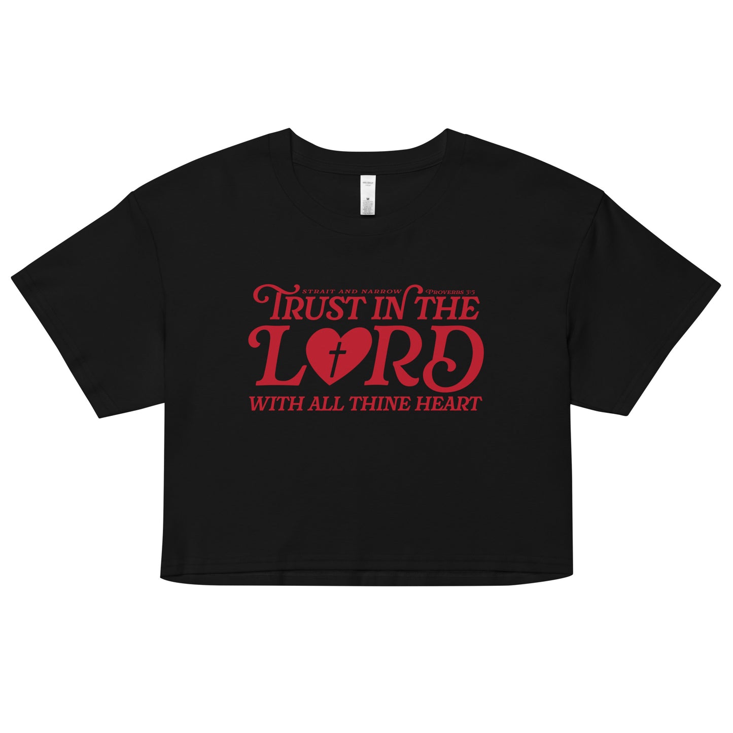 Proverbs 3:6 Crop Top