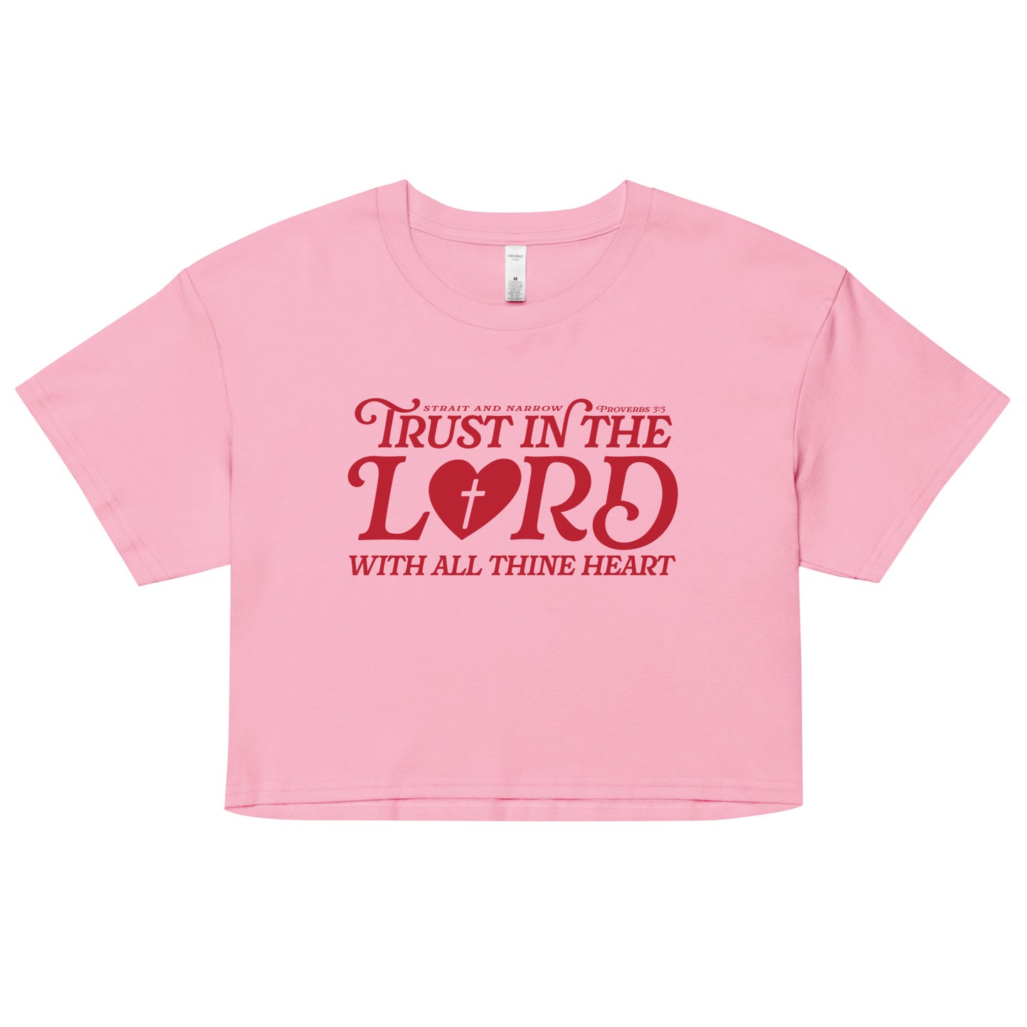 Proverbs 3:6 Crop Top