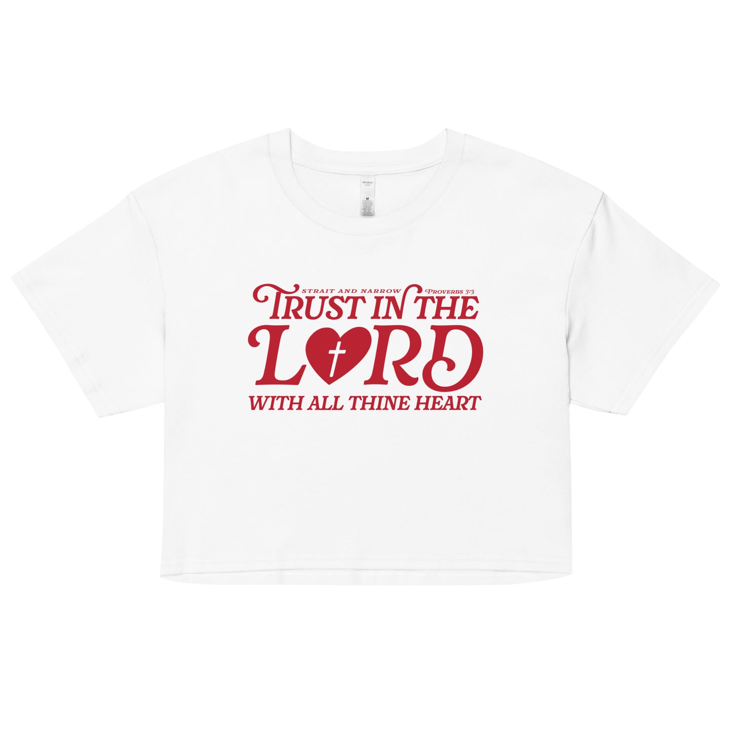 Proverbs 3:6 Crop Top